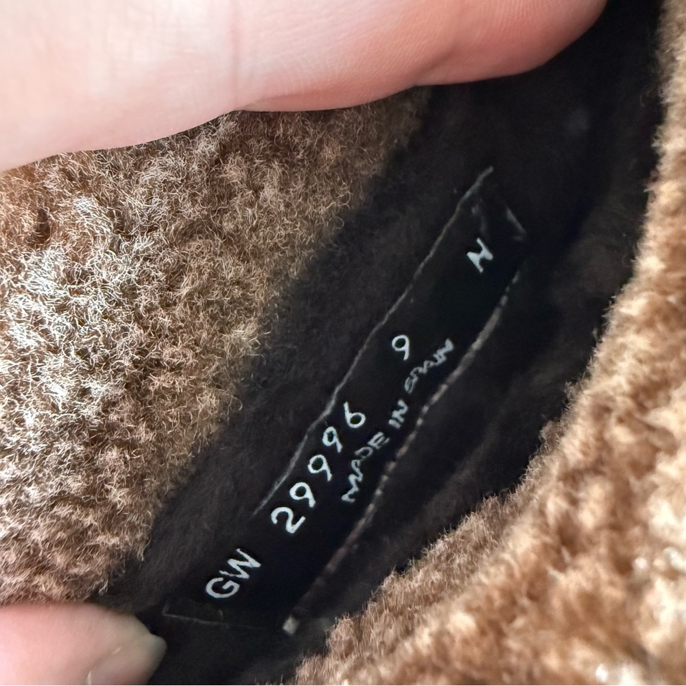 Vintage Stuart Weitzman Shearling Trim Wedge Boots - Picture 7 of 8